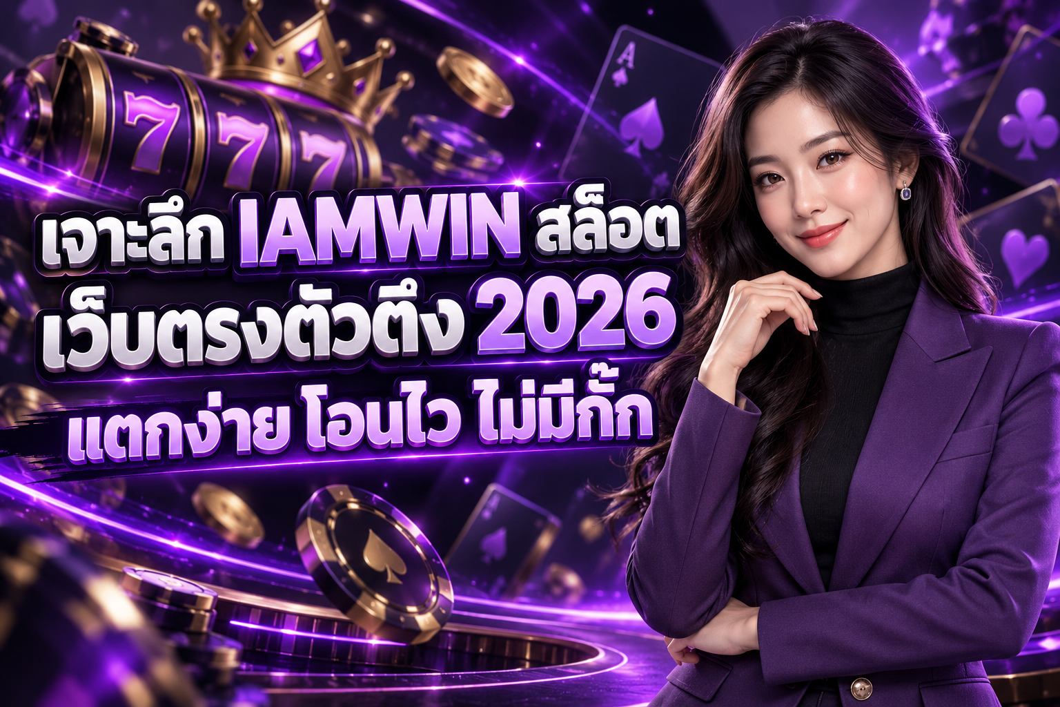เจาะลึก IAMWIN สล็อต เว็บตรงตัวตึง 2026 แตกง่าย โอนไว ไม่มีกั๊ก