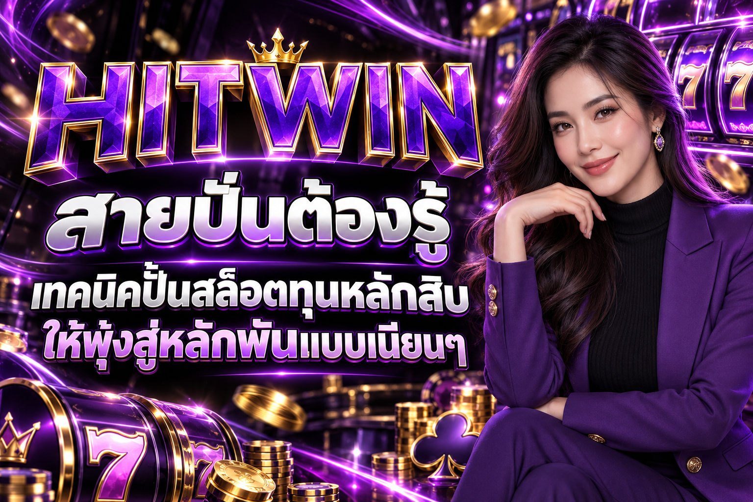 HITWIN สายปั่นต้องรู้ เทคนิคปั้นสล็อตทุนหลักสิบให้พุ่งสู่หลักพันแบบเนียนๆ